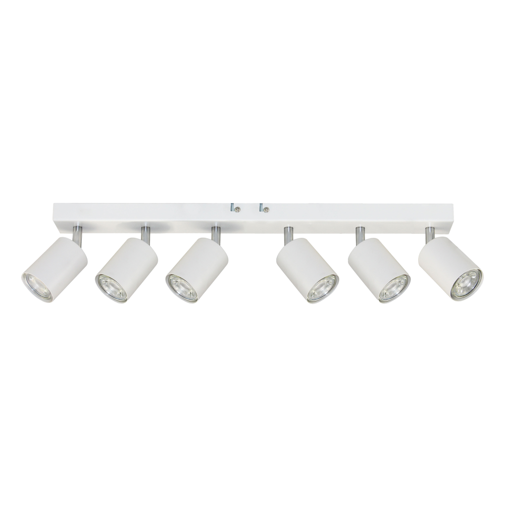 DOA SP 6, wall and ceiling light, GU10, max. 6x7W, IP20, white